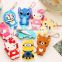 Hot sale 3D soft pvc cute cartoon animals shaped keychain with nail clippers ,promotional cheap keychain with nail scissors