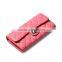 Customize handmade crocodile pattern lady clutch bag genuine cowhide leather wallet/purse