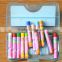 48 color paper box for small round soft oil pastels