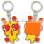 New products custom pvc keychain ring in 