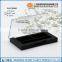 Simple transparent rectangular 2 colors professional eyeshadow palette packaging