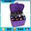 neoprene essential oil zipper case with compartments and handle