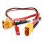 XT60 JST Dual Extension Splitter Parallel Battery Connector Plug Cable For DJI Phantom Quadcopter
