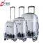 abs+pc plastic suitcase trolley