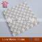 White marble light emperador Rhombus Pattern Polished Marble Mosaic in 12" x 12" Sheet kitchen flooring tiles