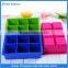 Popular colorful silicone custom ice mold