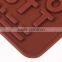High Quality Chocolate Fondant Cake Decorate Silicone Alphabet Trays Mold