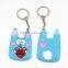 Promotional Gift Cartoon Cute Customized Shaped Keychain 3d PVC Key ring