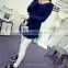 Factory Selling Deep Blue Italy Cashmere Sweater Wholesale
