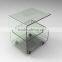 top class high transparent acrylic table with wheels factory competitive price