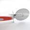 100% Food Grade New design TPR handle stainless steel pizza cutter wheel