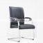 Popular Black Leather/Leather Match Strata Sled Working Chairs with Arms