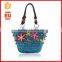 Pretty summer wheat straw handbag& straw handbag