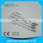 White Plastic Ball Pen Twist Action Pen With Bow Shape Clip