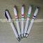 Trending hot products White Solid color barrel 13.9 cm factory plastic pen BPP0012