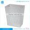 Hand Made Line Design Acrylic Hotel Bathroom Waste Bin