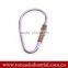 Cheap wholesale D-shaped metal Carabiner/carabiner keychain/carabiner hook