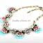 Fashion trends of the flowers chain necklace fashion jewelry necklace