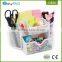EasyPAG high end multifunction 9 grid metal wire mesh colorful desk organizers