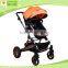 2016 wholesale custom good 3 in 1 baby stroller with solid wheel