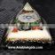 Orgone Pyramid Mix Gemstone Hexagon Flower of Life Orgone Pyramid/Wholesale orgonite pyramid Wholesale Pyramids