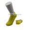 Haining GS custom various plain pure color pvc anti-slip black cotton women ankle grip trampoline socks