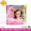 DEFA High Quality Plastic Girls Toy Styling Head Dolls