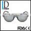 Fashion Dark Lens Sunglasses Double Bridge Acetate Grey Sunglasses