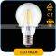 Filament LED Bulb 4W A60 LED Filament Bulb Lamp Super Bright 105lm/W Clear Glass Cover LED Bulb with E27 Lamp Base