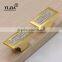 Zamak cabinet pull handle door lock knobs with crystal