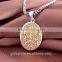 2015 Fine Fashion Women Pendant Gold And Silver Plated Crystal Interlocking Heart Pendant