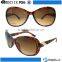 High bridge beautiful frame with slim temple CE&FDA certificate plastic sunglasses