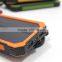 High quality waterproof usb 12000mah solar charger powerbank