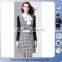 2016 Fashion Ladies Plaid Slim Fit Dress Women Plaid Dress