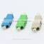 Unbalanced LC SX fiber optic adapter