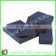 luxurious black rectangle cardboard box wholesale fashion jewelry gift box with logo printed china paper packaging box supplier