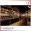 Unique Design Wire Wine Display Racks Chrome Black iron Powder