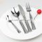 Lot Stainless steel Cutlery Western tableware suit fork dinner set dinner knife,dinner/tea spoon gourd handle C56
