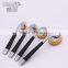 9pcs New High quality silver face brushes makeup set
