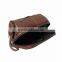 China Supplier Wholesale Low Price Leather Toiletry Bag