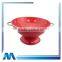 red metal wire stainless steel fruit basket