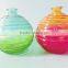 500ml eco-friendly colorful decorative glass water container bottle