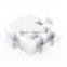 Hot selling 20W 4 ports USB mini flip wall power adapter