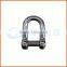 Factory Price Customized d Shackle With Square Head Pin