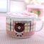 650ml ceramic bowl with lid 650ml ceramic bowl with handle 650ml ceramic bowl with lid and spoon