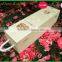 factory price eco friendly unfinishe wooden wine box with slide top,slidding lip wooden wine box