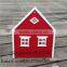 Christmas Decoration Red Christmas Village House With Window Snow House With Hanging Rope Arcades Hotel Scene Arrangement