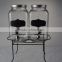 yorkshare design twins dispenser with metal stand