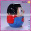 children ceramic superman shape money boxes wholesale