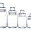 350ml 450ml 550ml 750ml glass candle jar with mushroom lid